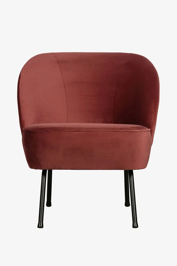 BePureHome Vogue fauteuil fluweel bruin