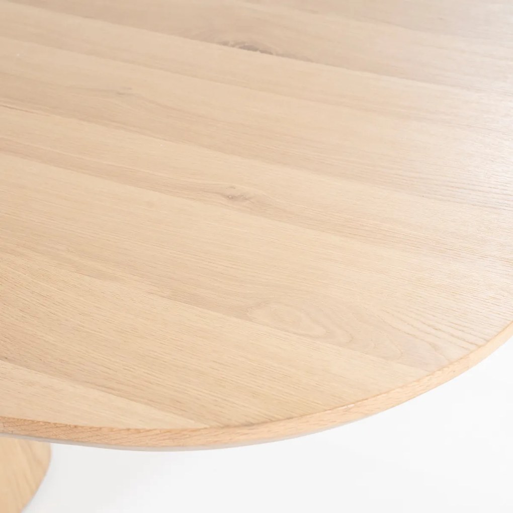 Eettafel Deens Ovaal Eiken Fineer 300 Cm - 300 X 110cm.