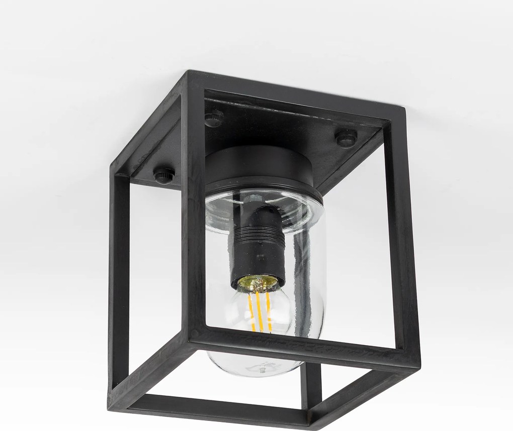 Buitenlamp Ferryhill Plafondlamp Antiek Zwart