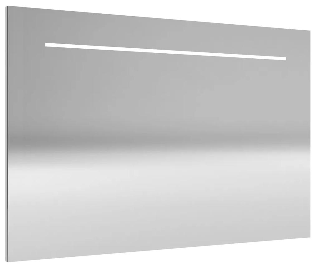 Spiegel Allibert Deli LED Verlichting Bovenzijde 140x70 cm Aluminium Profiel