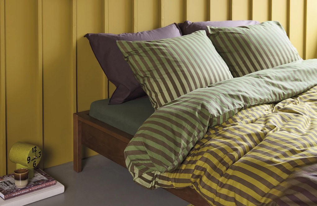 Beddinghouse Jonah Dekbedovertrekset Green – Bij Swiss Sense