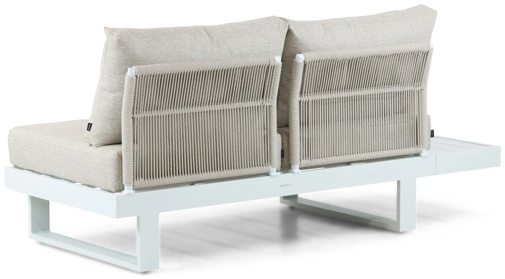 Hoek loungeset 6 personen Aluminium Wit  Lifestyle Garden Furniture Lorenzo