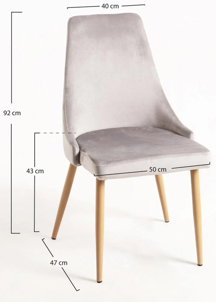 Pak 4 Stoik Houten Stoelen
