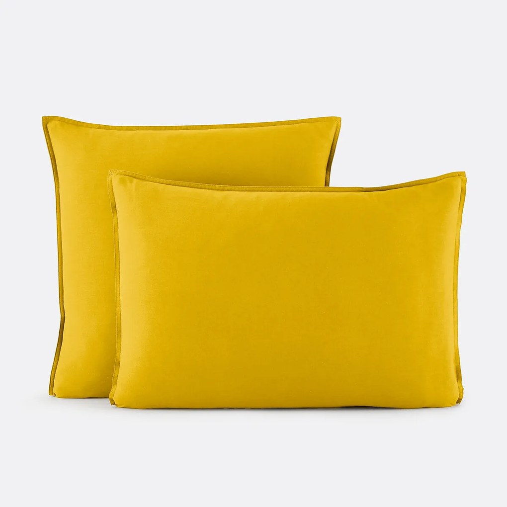 Effen kussensloop in gewassen katoen, Scenario