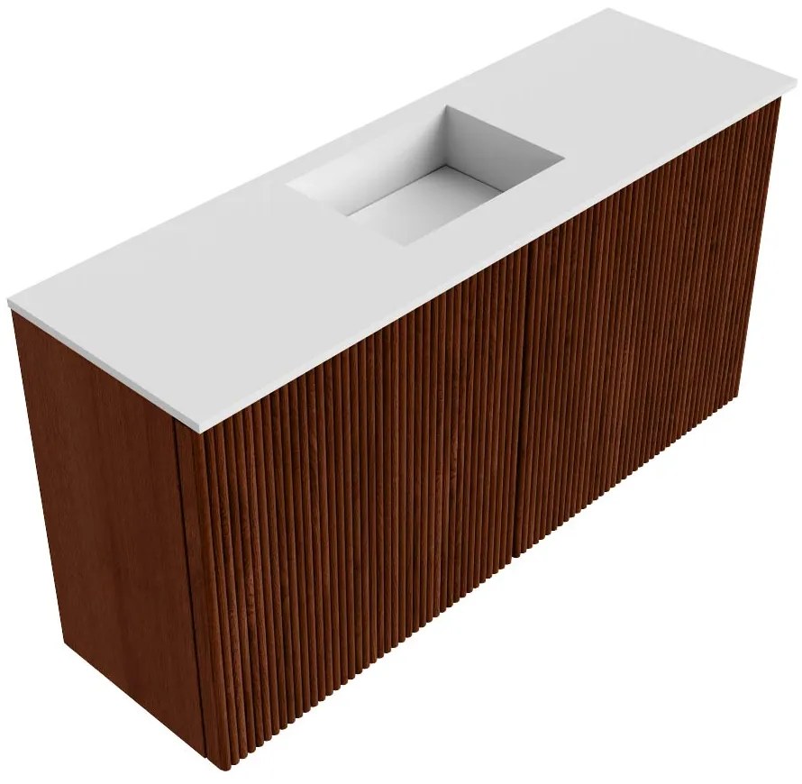 Mondiaz Joya 80cm toiletmeubel ruby met wastafel faye midden 1 kraangat talc