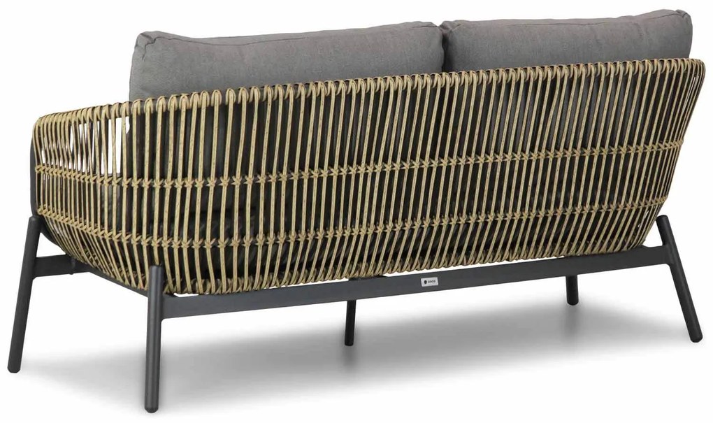 Stoel en Bank Loungeset 4 personen Wicker Taupe  Coco Nathan