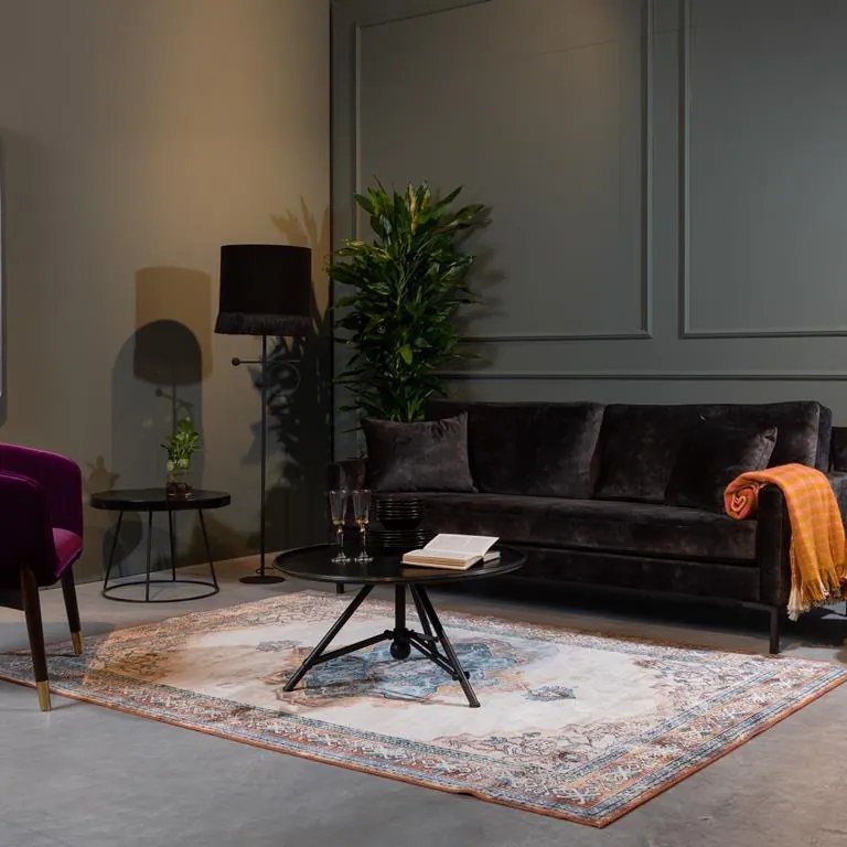 Dutchbone Mahal Vloerkleed 200 X 300 Cm - Blauw