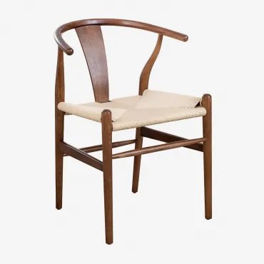 Eetkamerstoel Van Elmwood Uish Edition Donker Hout - Sklum