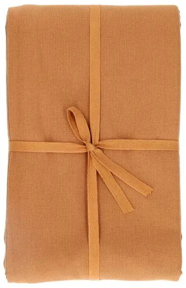 Tafelkleed, GOTS bio-katoen, amandelbruin, 145 x 300 cm