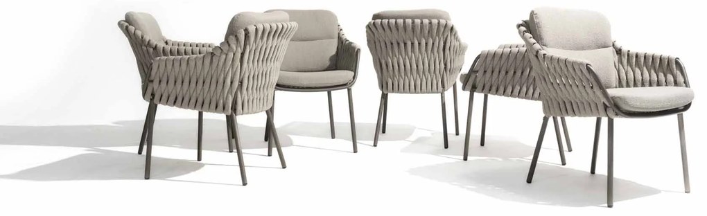 4 Seasons Outdoor Montera tuinstoel terre  Tuinstoel    bruin weerbestendig