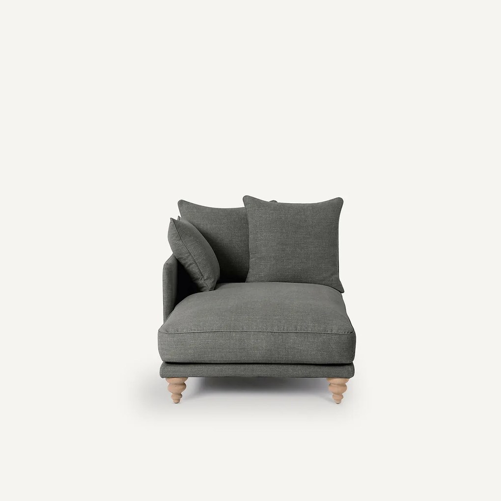 Long chair in katoen/linnen, LAZARE