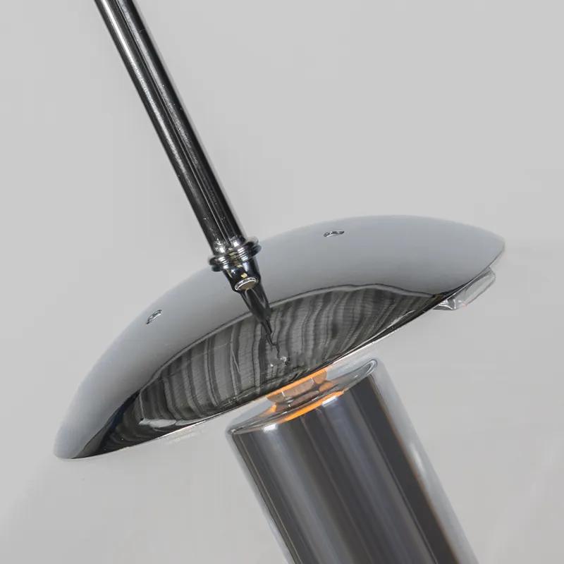 Scandinavische hanglamp chroom met helder glas - Ball 30 Design, Modern E27 Scandinavisch bol / globe / rond Binnenverlichting Lamp