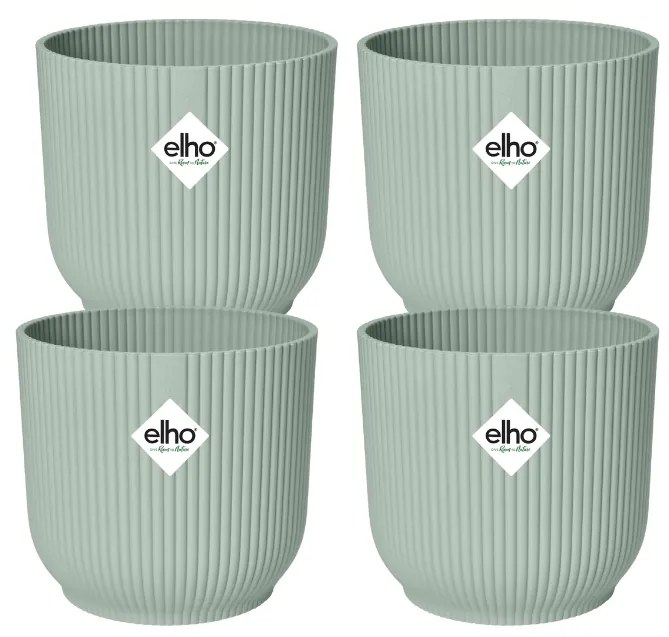 4x Pot elho Vibes Fold Round groen