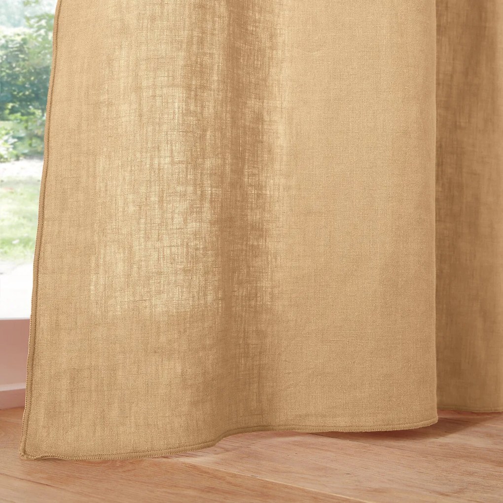 Gordijnpand in gewassen linnen, Onega