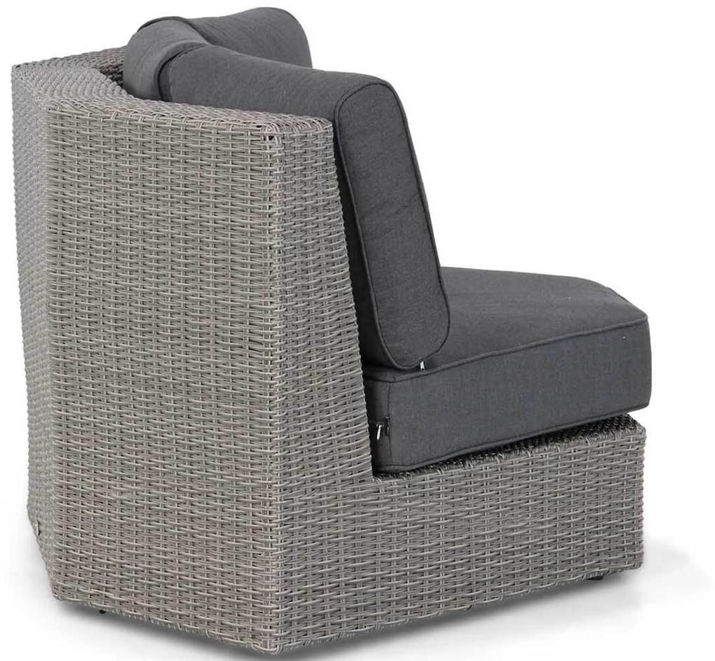 Hoek loungeset 5 personen Wicker Grijs Garden Collections Oxford