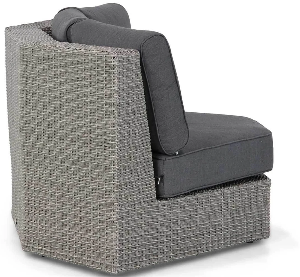Hoek loungeset 5 personen Wicker Grijs Garden Collections Oxford