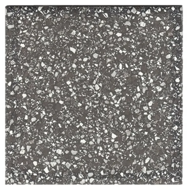 Terre d'Azur Terrazzo vloertegel 20x20cm zwart