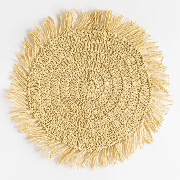 Decoratieve Onderzetter Neely Beige – Crème - Sklum