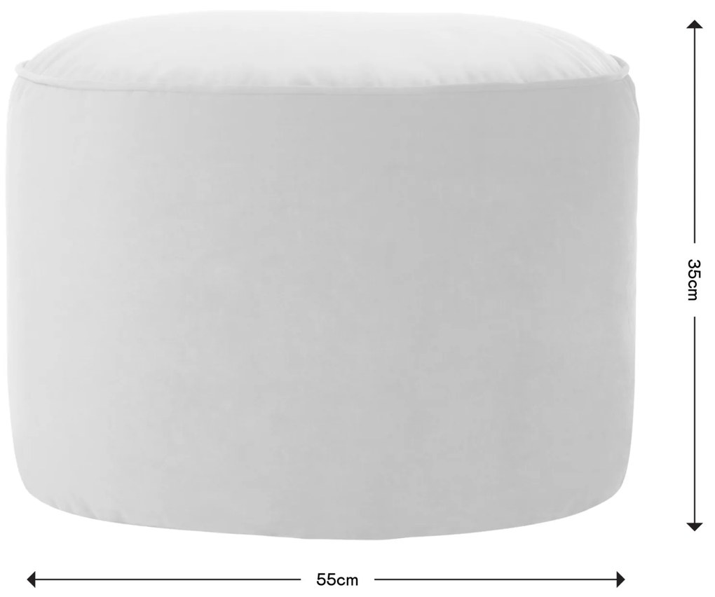 Milano Velvet Bean Bag Pouffe