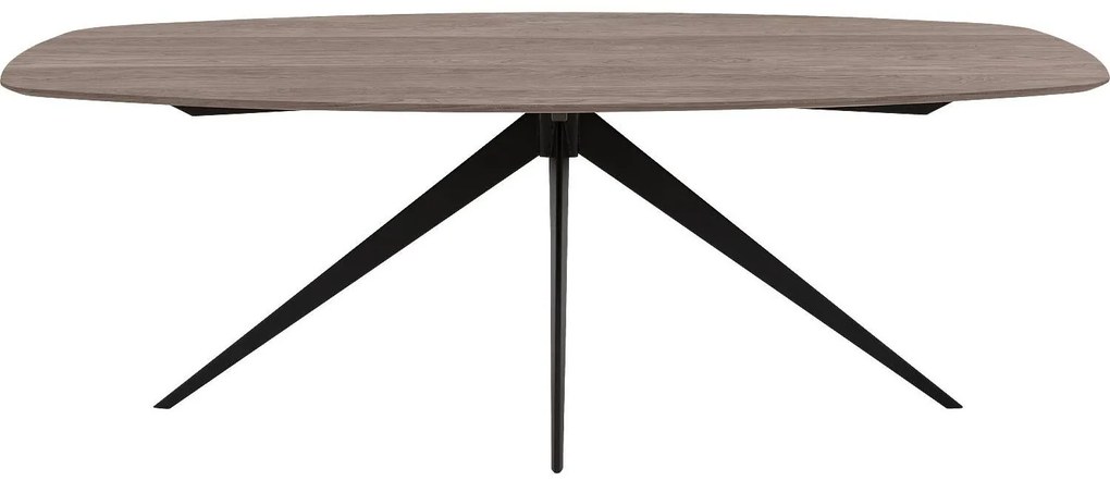 Goossens Excellent Eettafel Uniek, Semi ovaal 220 x 120 cm