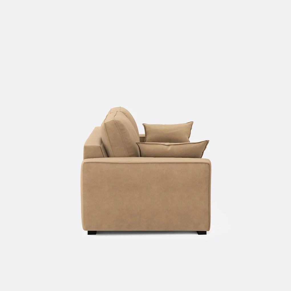 Slaapbank van fluweel, 2, 3 of 4 zits, Comfort BULTEX® Cécilia