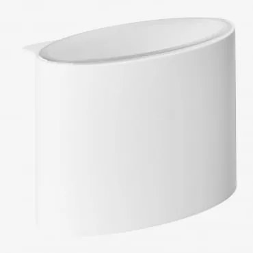 Led-wandlamp Voor Buiten In Aluminium Met 2 Lichtpunten Birelo Wit - Sklum