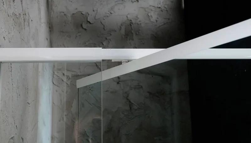 Aqualine Amica douchedeur 82 - 102cm stelbaar wit