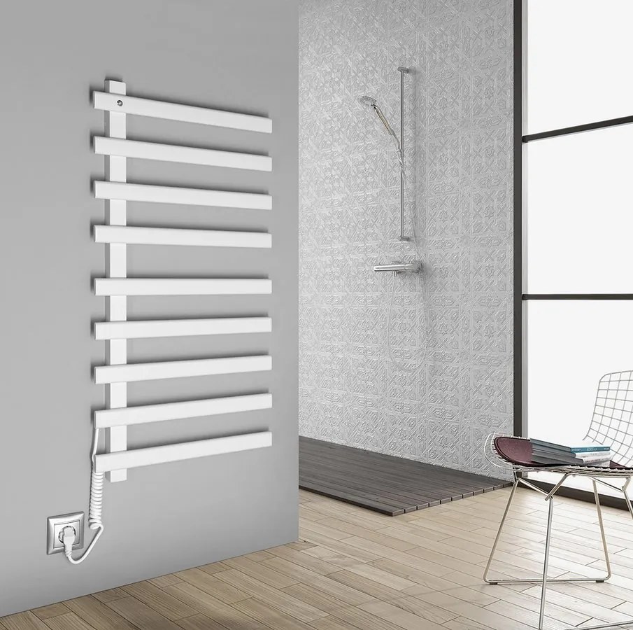 Sapho Elcor elektrische radiator mat wit 48x92cm 128W