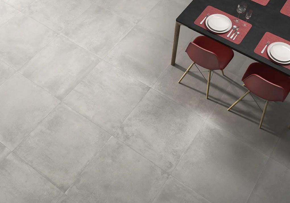 Vloertegel 60x60 Cm Betonlook Arca Licht Grijs G1