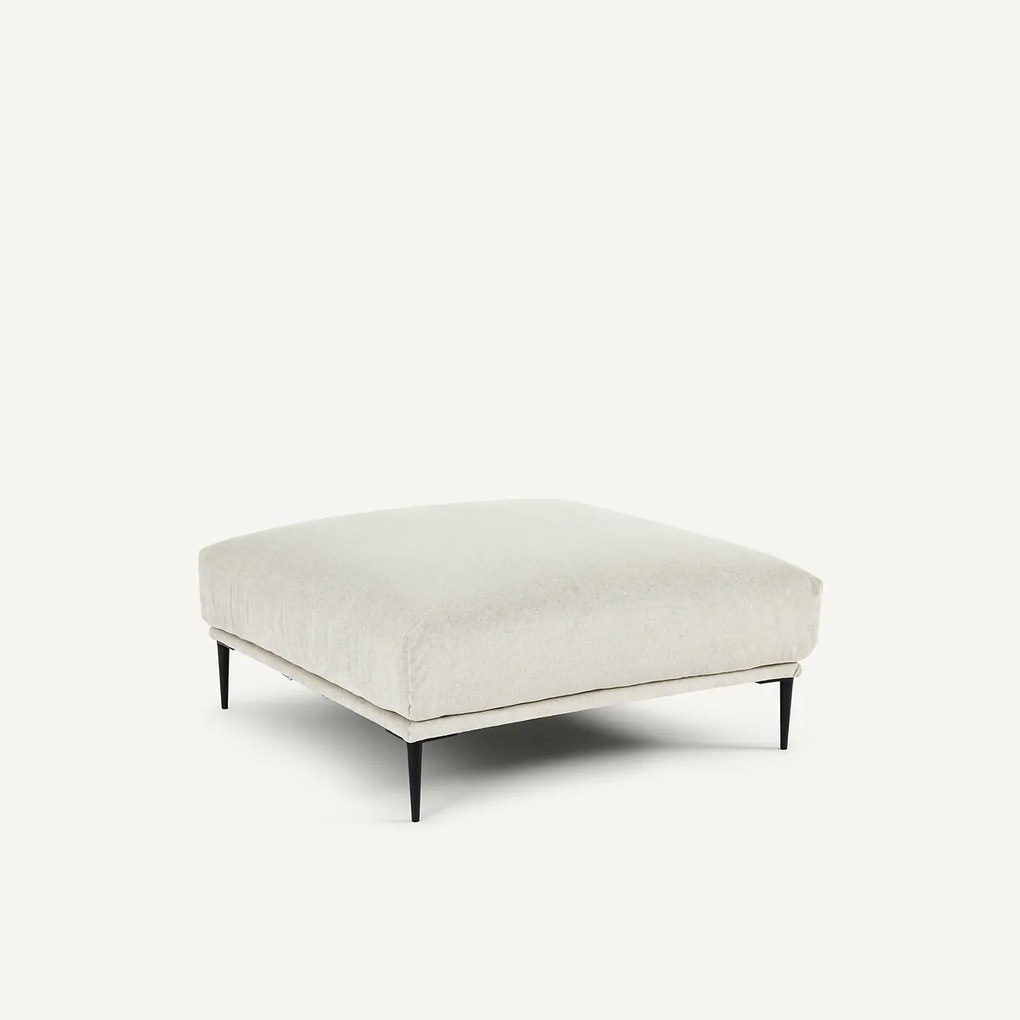 Voetensteun XL, in linnen fluweel, OSCAR