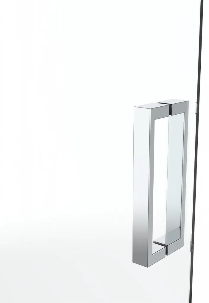 van Rijn ST02 hoekcabine 88x88cm met draaideur chroom