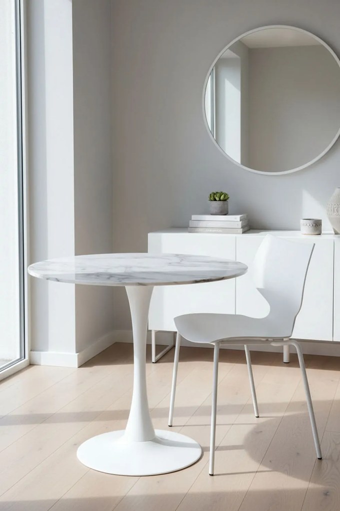 Kolio Tafel 80 cm Marmer