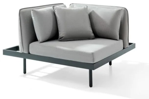 DATHO OUTDOOR Hoek Loungeset - Bali - Antraciet - Datho Outdoor