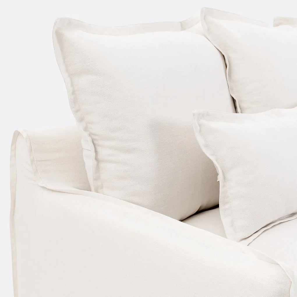 Hoes voor hoekbank in dik linnen, Odna