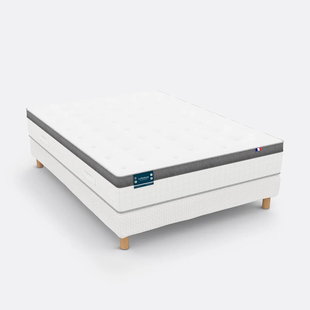Matras in latex en traagschuim 26 cm, 5 zones
