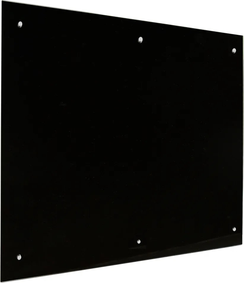 Glassboard Zwart - 100x200 cm