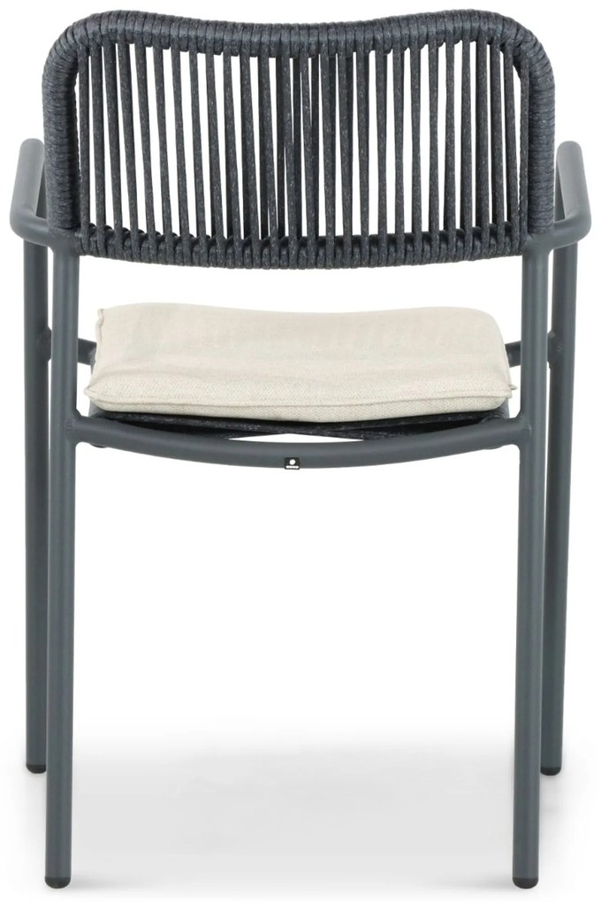 Tuinset 8 personen 300 cm Aluminium/rope Grijs Coco Penya/Weave