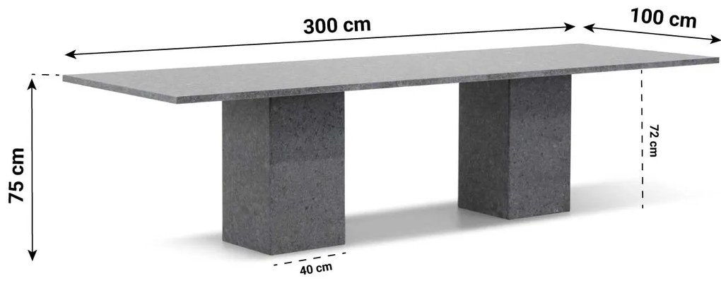 Tuinset 8 personen 300 cm Wicker Taupe Coco Coco Leonardo