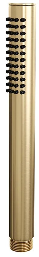 Brauer Gold Edition opbouw regendoucheset met staafhanddouche en hoofddouche 20cm geborsteld messing PVD