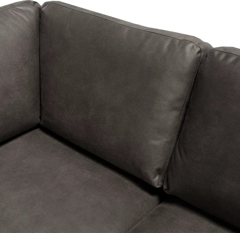 Hoekbank - Faro - links - stof Kentucky antraciet 01