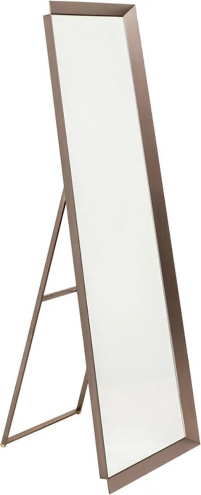 Staande Spiegel Taupe Bruine Rand - 45x160cm