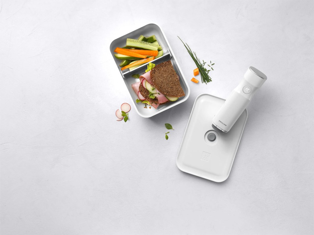 ZWILLING Fresh & Save Vacuüm brooddoos L, Kunststof, Wit-Grijs - Fresh & Save - ZWILLING