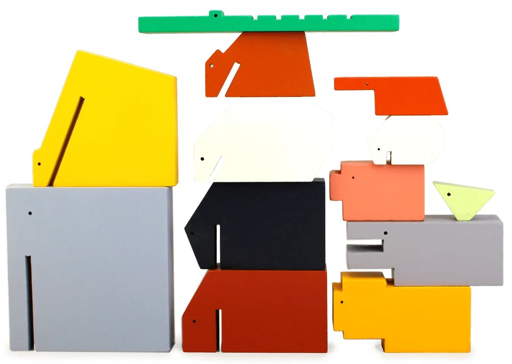 Houten Dieren - Floris Hovers - 13-delig