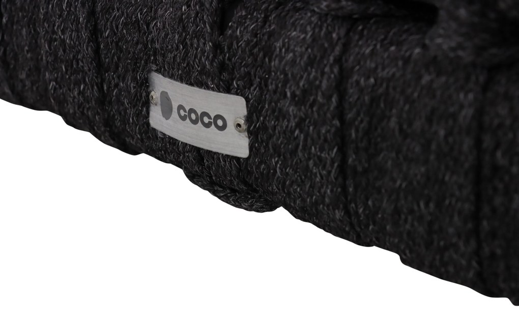 Hoek loungeset 5 personen Aluminium/rope Grijs  Coco Puerto