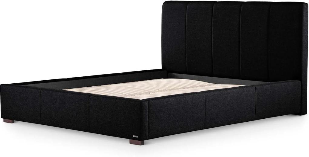 Ted Lapidus Maison | Bedframe Onyx 160 x 200 cm zwart bed frames massief beuken- en dennenhout, bed & bad bedden & matrassen