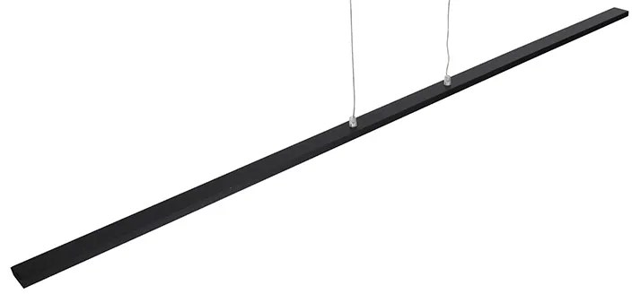 Moderne zwarte hanglamp 150 cm incl. LED - Banda