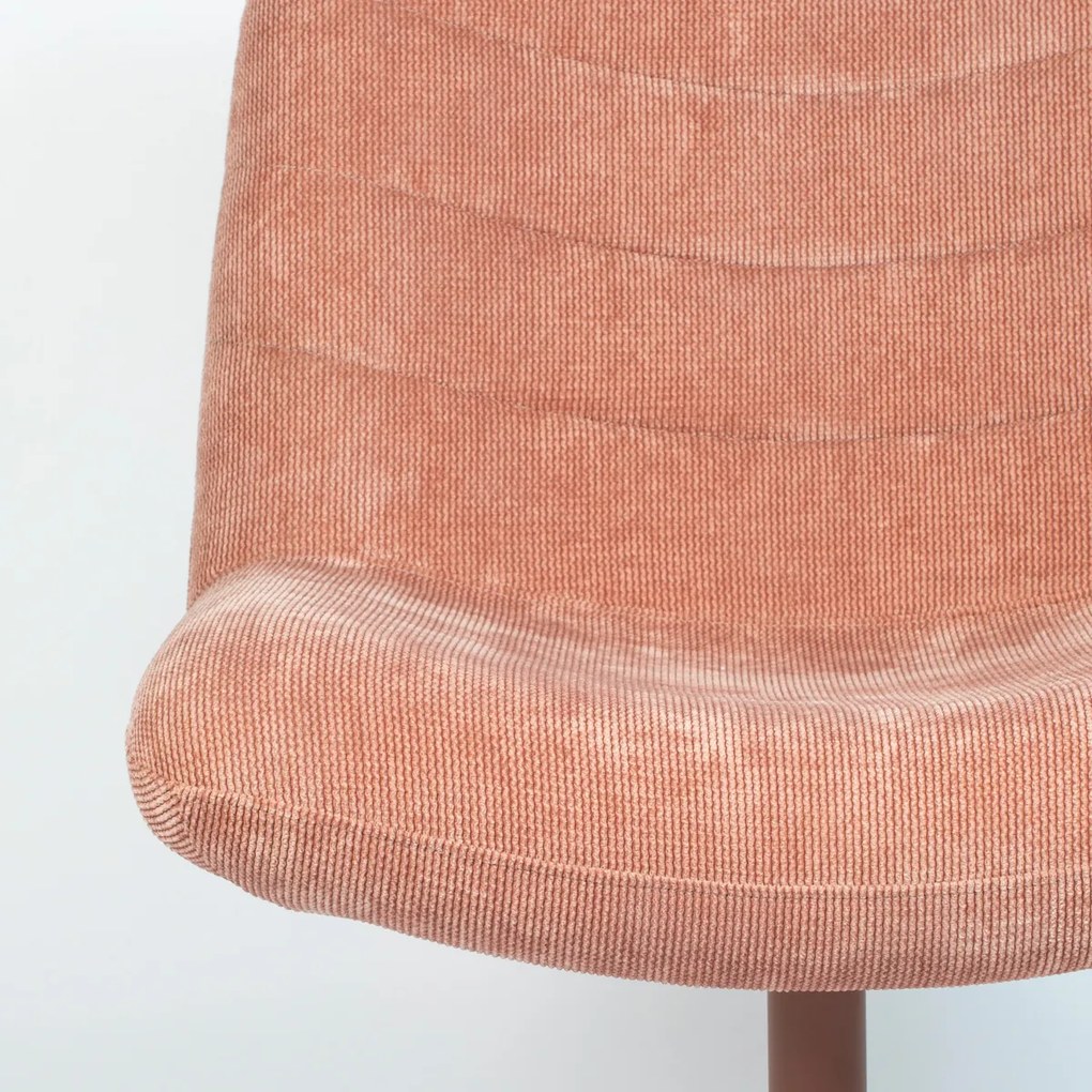 Zuiver Bubba Roze Draaifauteuil Retro Design