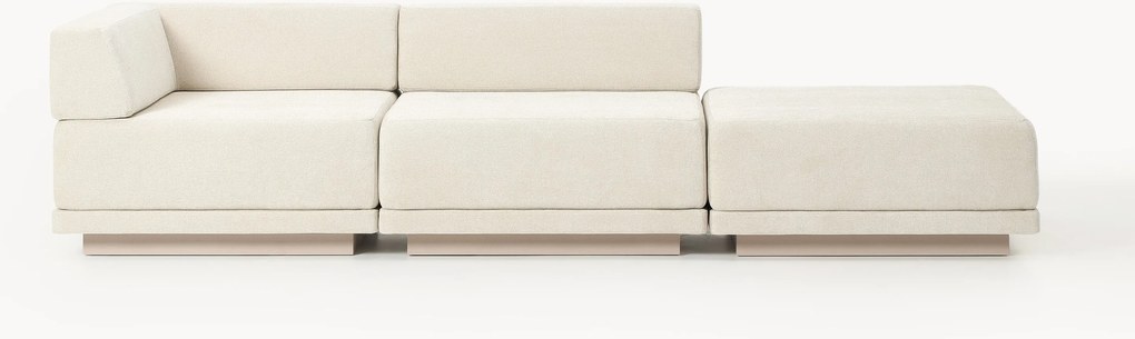 Modulaire bank Colin (4-zits) met poef