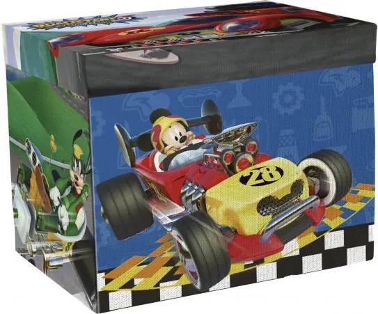 Mickey Mouse opbergbox/verkeerskleed 30 x 30 x 30 cm