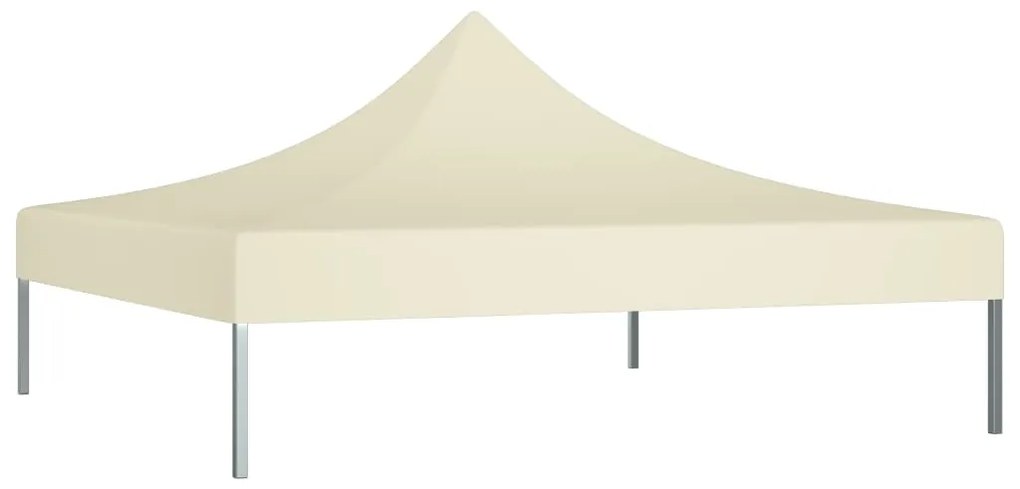 vidaXL Partytentdak 270 g/m² 2x2 m crème